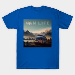 Van Life Camper RV Outdoors in Nature T-Shirt